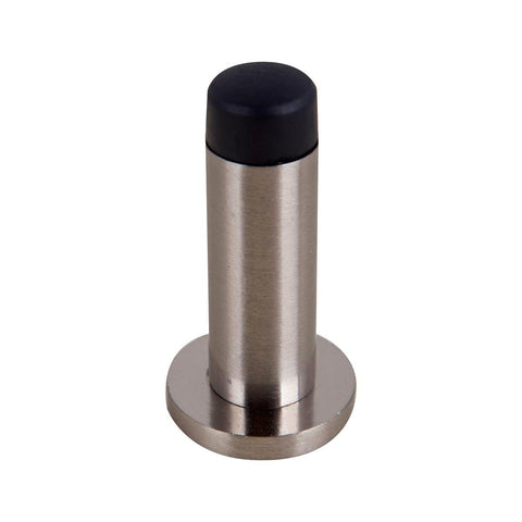 Adoored 60mm Satin Chrome Door Stop - Steel - Non Marking - Stylish Design - SuperSaverAU - view 1
