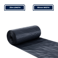 Grunt 90mm x 25m Black 100um Polythene Temporary Downpipe Roll
