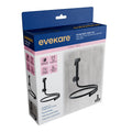 evekare 1.2m Matte Black PVC Bidet Spray with Holder Lead Free