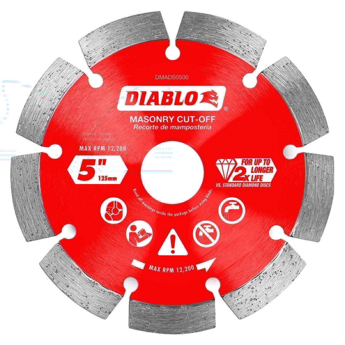Diablo Diamond Disc 5" Segmented Cut Off - High-Performance Cutting Tool