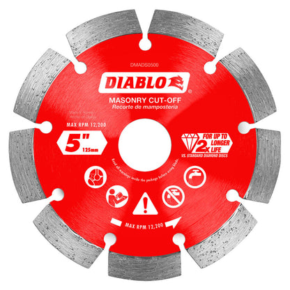 Diablo Diamond Disc 5" Segmented Cut Off - High-Performance Cutting Tool
