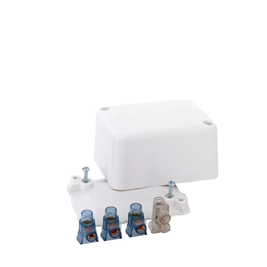 HPM Giant Size Junction Box - 68mm x 89mm x 44mm - Plastic - Flexible Power - SuperSaverAU - view 1