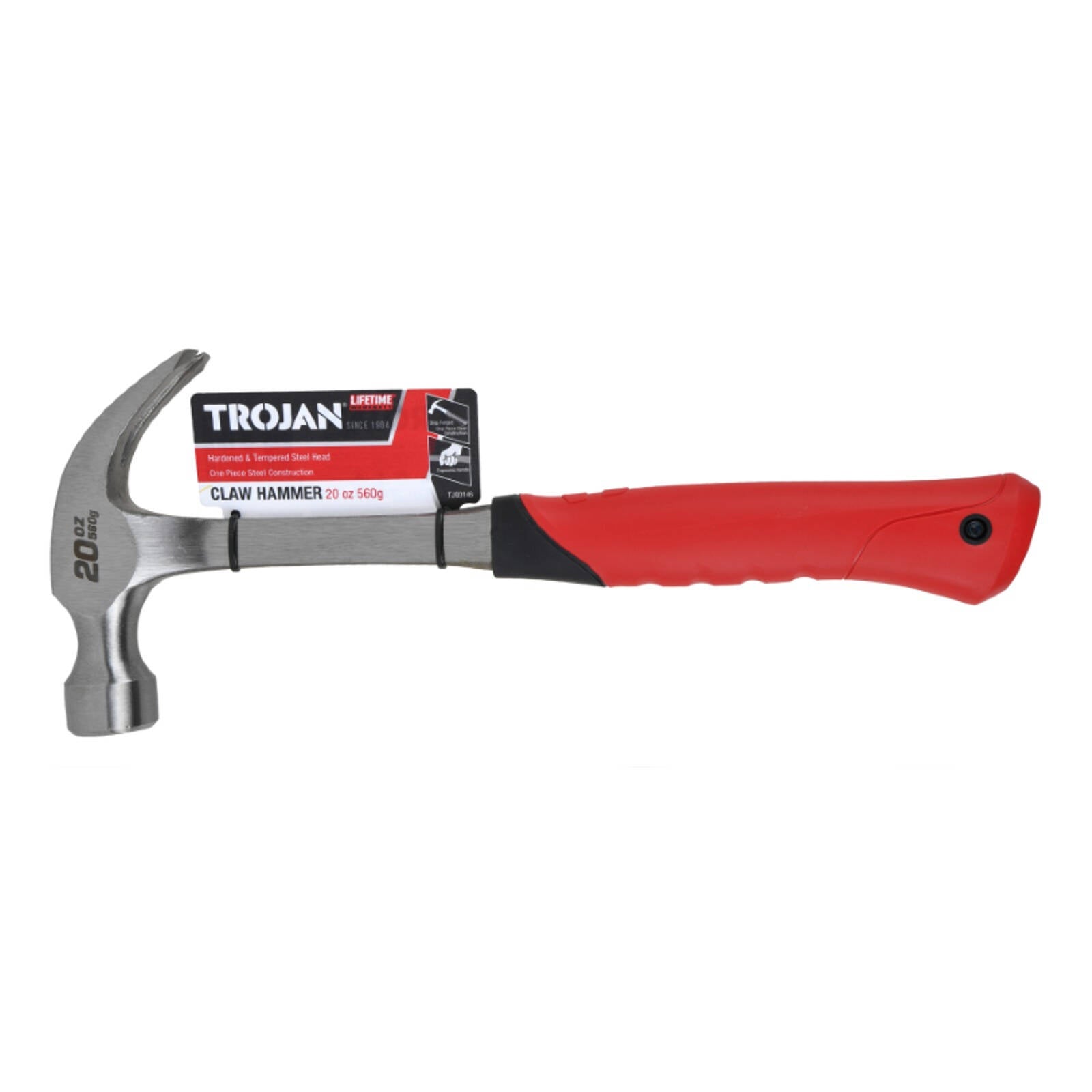 Trojan 20oz (560g) Steel Handle Claw Hammer