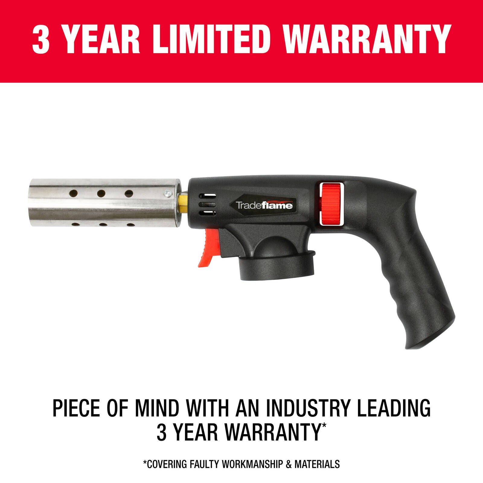 Tradeflame Utility Torch - Multi-Fuel with Variable Flame Control