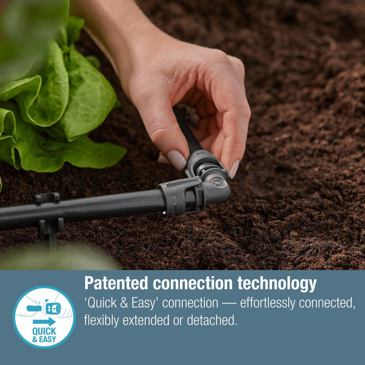 Gardena 13mm Micro Irrigation L-Joint 2 Pack - 90-Degree Connection - Black - SuperSaverAU - view 4
