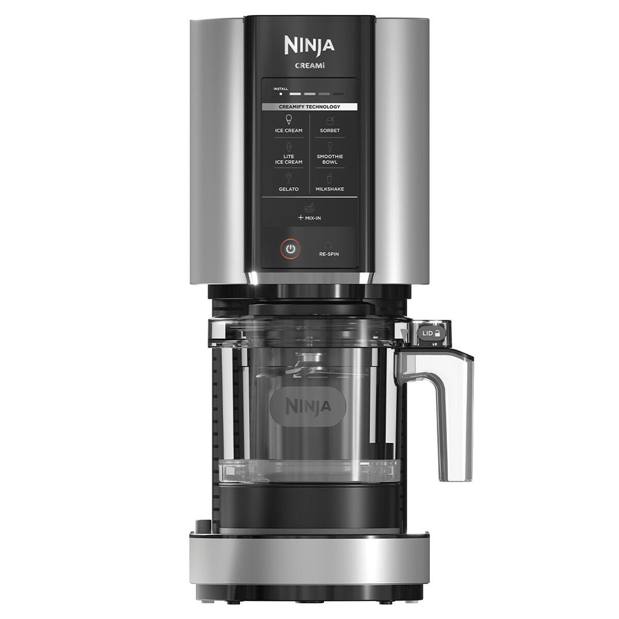 Ninja Creami Ice Cream Maker - Seven One-Touch Programs - Re-Spin Function - Cloud Silver - NC300