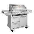 Beefeater 7000 Premium 4 Burner BBQ with Trolley - 304 Stainless Steel - Side Burner - BMF7645SA