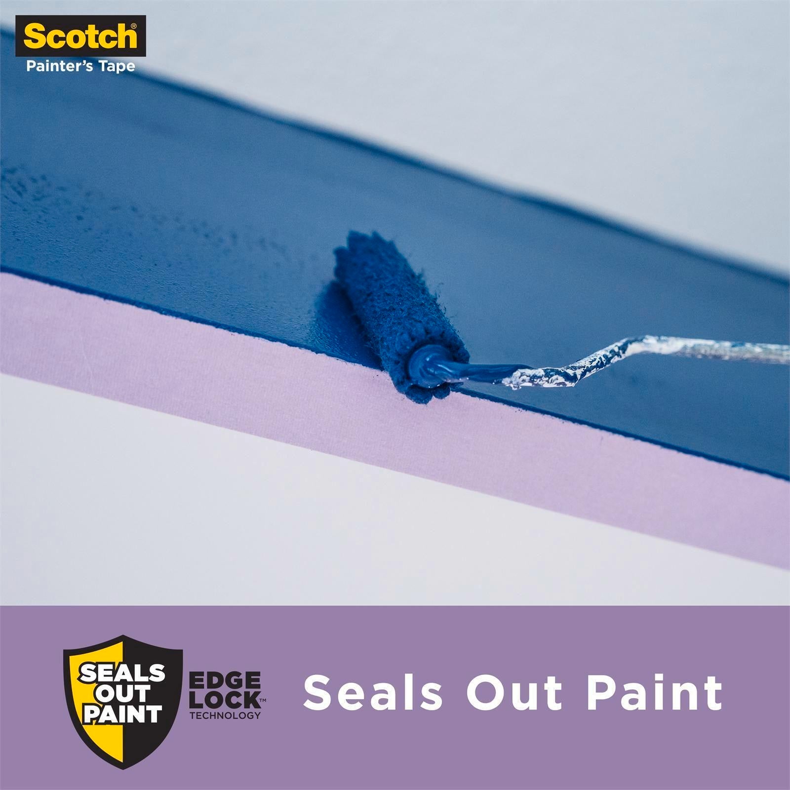 Scotch 24mm x 55m Delicate Surface Gentle Removal Painter's Masking Tape, Purple