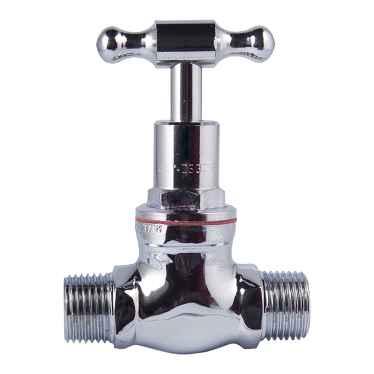 Kinetic 15mm Chrome Male T Head Stop Cock - Lead Free Brass - WaterMark Certified - SuperSaverAU - view 1