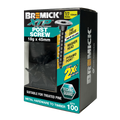 Bremick XTP Post Screw 18g x 45mm - Techno Guard Black - 100 Pack - T40 Drive - SuperSaverAU - view 1