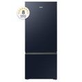 Haier 433L Bottom Mount Fridge - Black, 8 Star Energy, Reversible Door, Humidity Zone - HRF420BEC