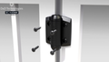 TruClose Adjustable Self-Closing Safety Gate Hinges, Engineered Polymer & Stainless Steel