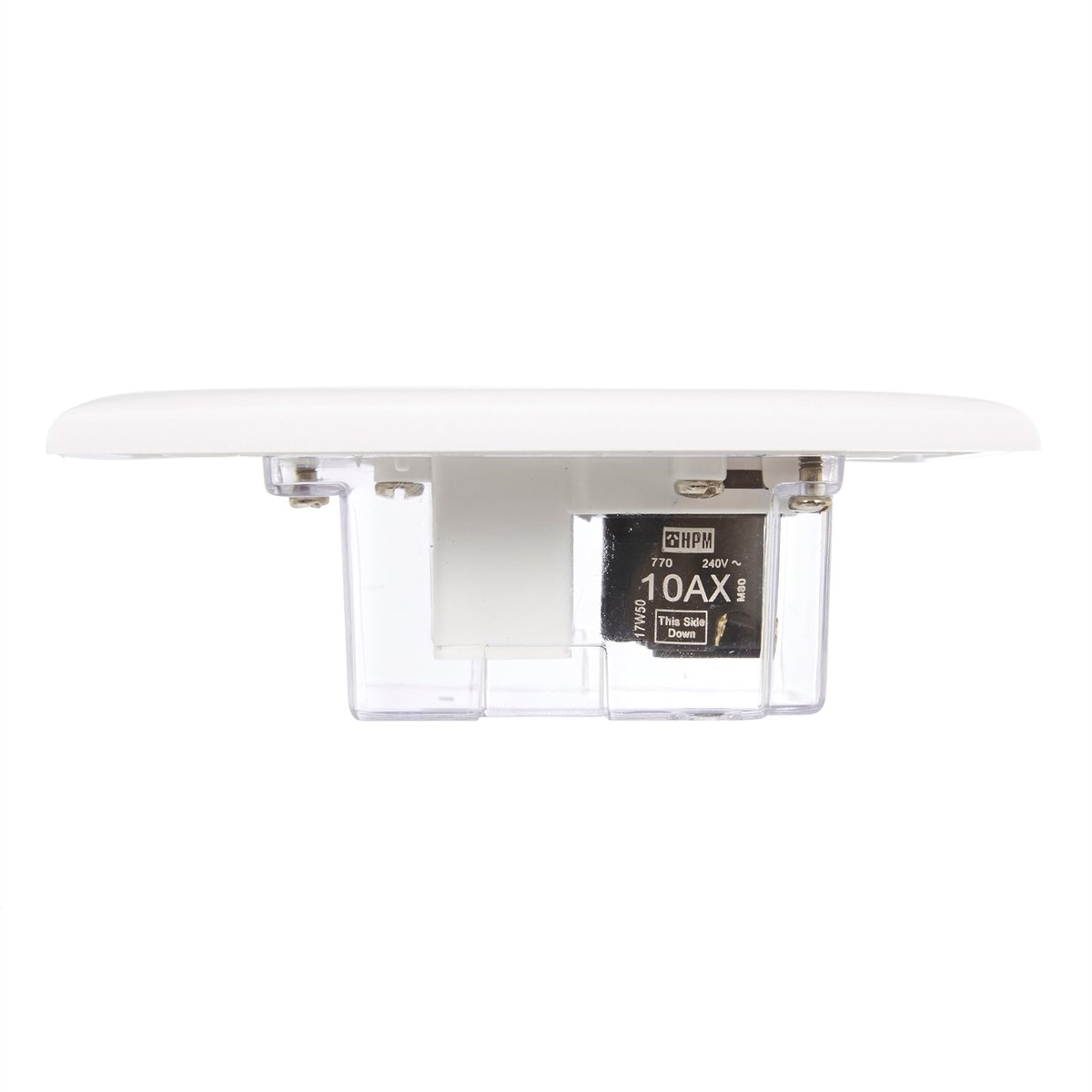 HPM Ceiling Switch Cord Pull - White - 114mm ABS - Easy Access - SuperSaverAU - view 2