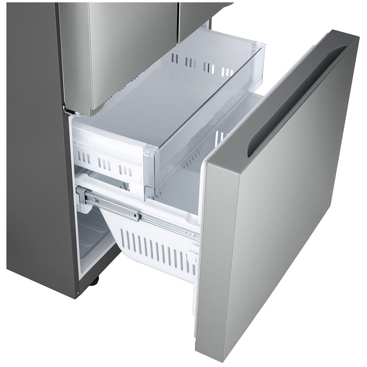 LG 589L French Door Fridge - Stainless Steel Finish, Frost Free, 3.5 Star Energy - GF-B589PLE