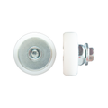 Rolltrak Flat Roller - 19mm - Acetal - Threaded Hub - 1 Piece - SuperSaverAU - view 1