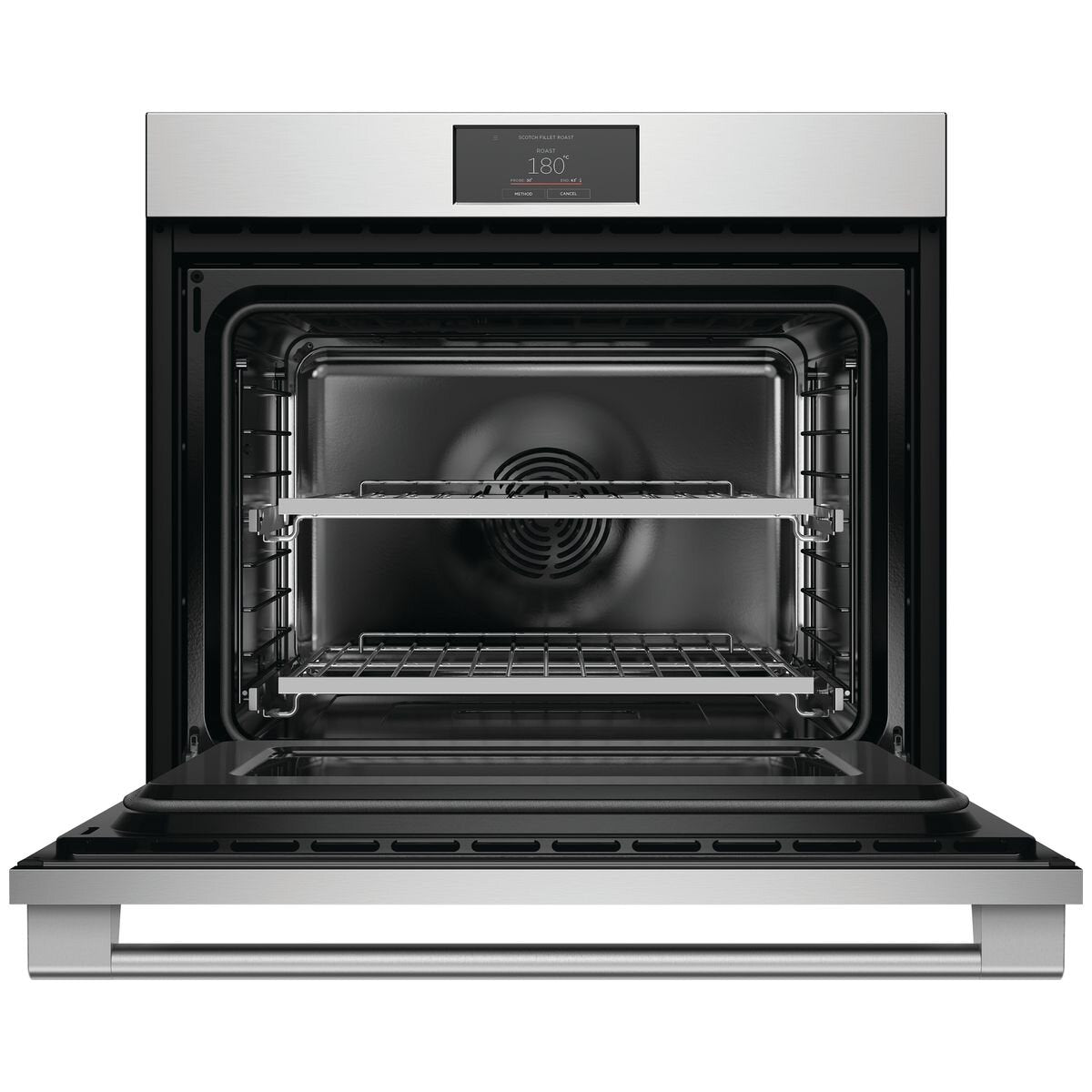 Fisher & Paykel 76cm Pyrolytic Oven - 115L, 17 Functions, Stainless Steel, Fan Forced - OB76SPPTX1