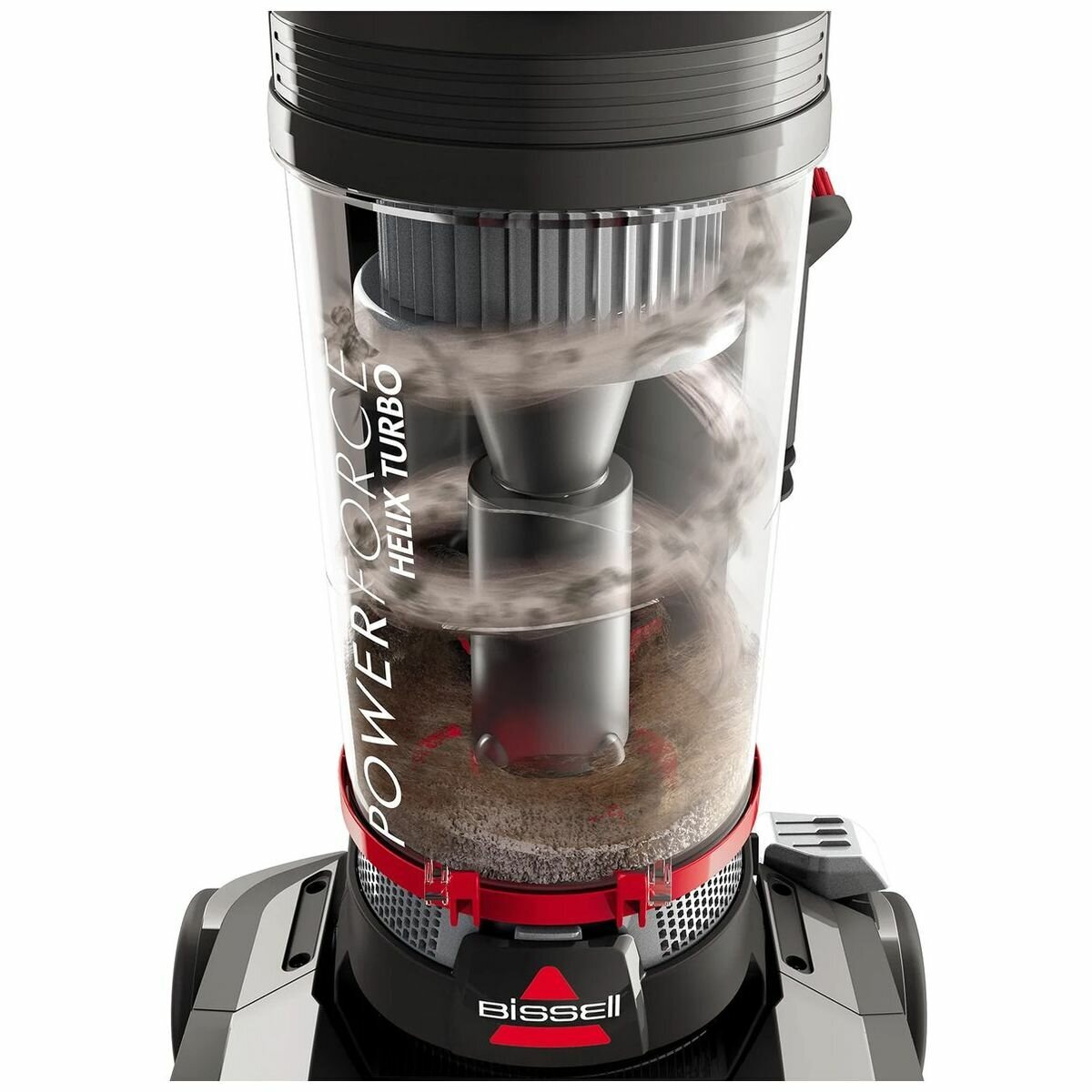 Bissell Powerforce Helix Turbo upright vacuum - 1300W, 38cm cleaning path, 7m cord, Black - 2110F