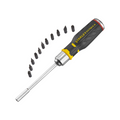 Stanley FatMax Standard Ratchet Screwdriver with 12 Piece Bit Set