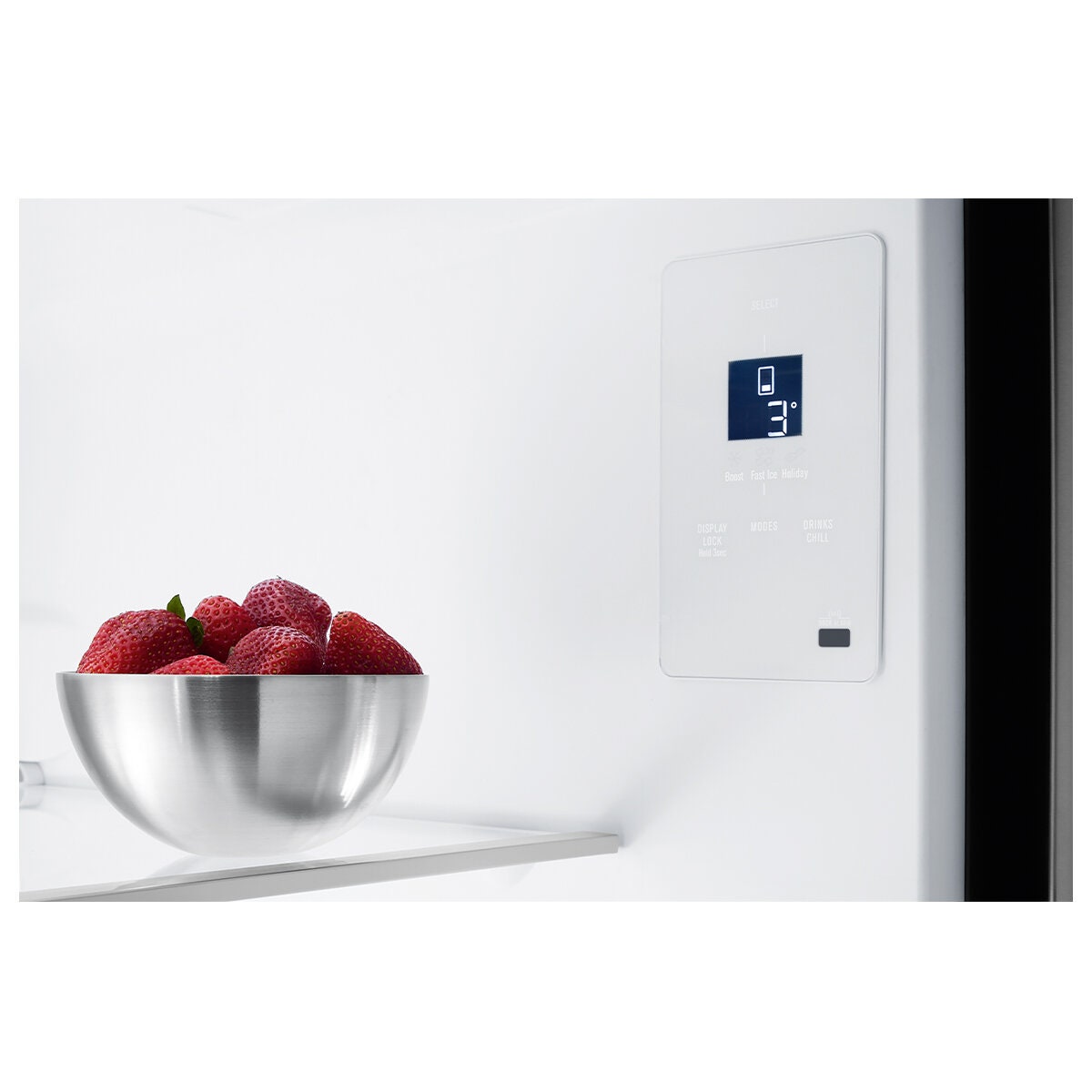 Electrolux 496L bottom mount fridge - left hinged, matte black, 6 star energy rating - EBE5007BD-L