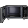Sharp 26L 900W Flatbed Inverter Microwave - Black Steel, 23 Auto Menus, Defrost by Weight - SM267FHBS