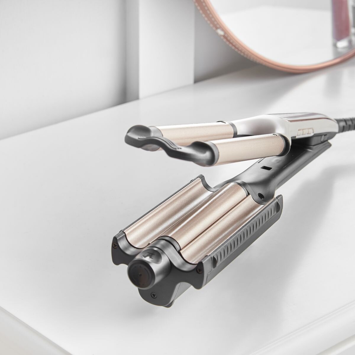 Remington Adjustable Waver - Four Wave Styles - Grip Tech Ceramic Coating - PRO+ Setting - CI19A1AU