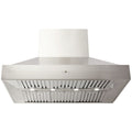 Schweigen 120cm BBQ Canopy Rangehood - Stainless Steel - 2500m³/h Extraction - On-Board Motor - CL8912