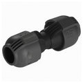 GARDENA 25mm Pipeline Connector in Black/Dark Grey High-Impact Plastic