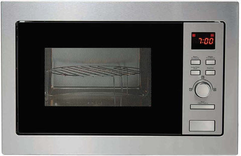Venini 28L Built-In Microwave Oven - 900W, Grill, Stainless Steel Trim Kit - GMWG28TK