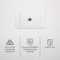 Deta F Connector Outlet - Digital Application - 116mm Polycarbonate - Durable - SuperSaverAU - view 2