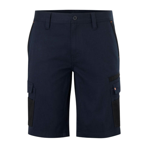 Citeco Size 97r Navy Mid Shorts Cotton Stretch Cargo - UPF 50+ Protection - Adjustable Waistband - Multiple Pockets - SuperSaverAU - view 1