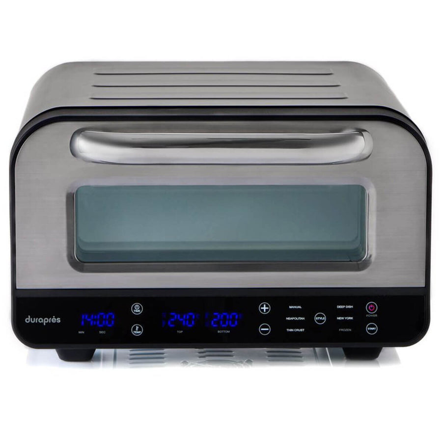 Durapres Slice Master pizza oven - 450°C max, six pizza presets, stone and peel included - DPDPZ800