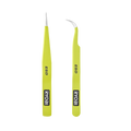 Ryobi Precision Anti Static Tweezers 2 Pack - 90mm x 6mm - ESD Coating - SuperSaverAU - view 1