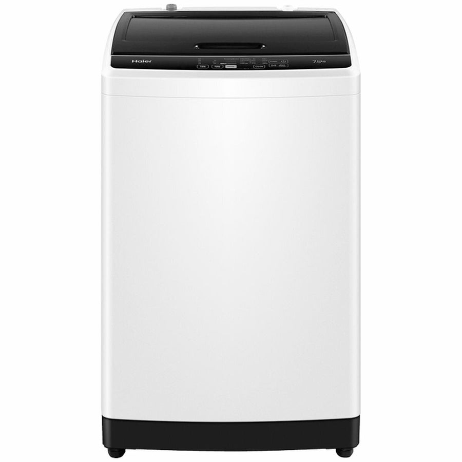Haier 7.5kg Top Load Washing Machine - Eight Wash Cycles, Soft Close Glass Lid, Pillow Drum - HWT75AA1
