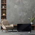 Goldair 2000W Convector Panel Heater - Wi-Fi and Voice Control, Black Tempered Glass - GPPH220