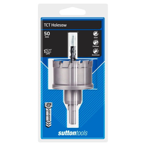 Sutton Tools 50mm TCT Holesaw - Tungsten Carbide - High Performance - SuperSaverAU - view 1