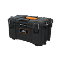 AEG Quickstack 2.0 Medium Toolbox - 568mm x 350mm x 309mm - Durable Storage Solution - SuperSaverAU - view 1