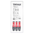 Trojan 3 Piece File Set - 200mm Flat, Half Round & Round Files - Durable Steel - SuperSaverAU - view 4