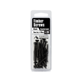 Pinnacle 5.0 x 40mm Black Countersunk Head Timber Screws - 20 Pack