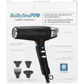 BaBylissPRO Dual Ionic hair dryer - 1875W brushless motor, nano titanium, matte black - 900848
