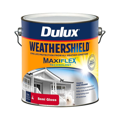 Dulux Weathershield Exterior Paint - Ultra Deep - Semi Gloss - 4L - 4.955kg - SuperSaverAU - view 1