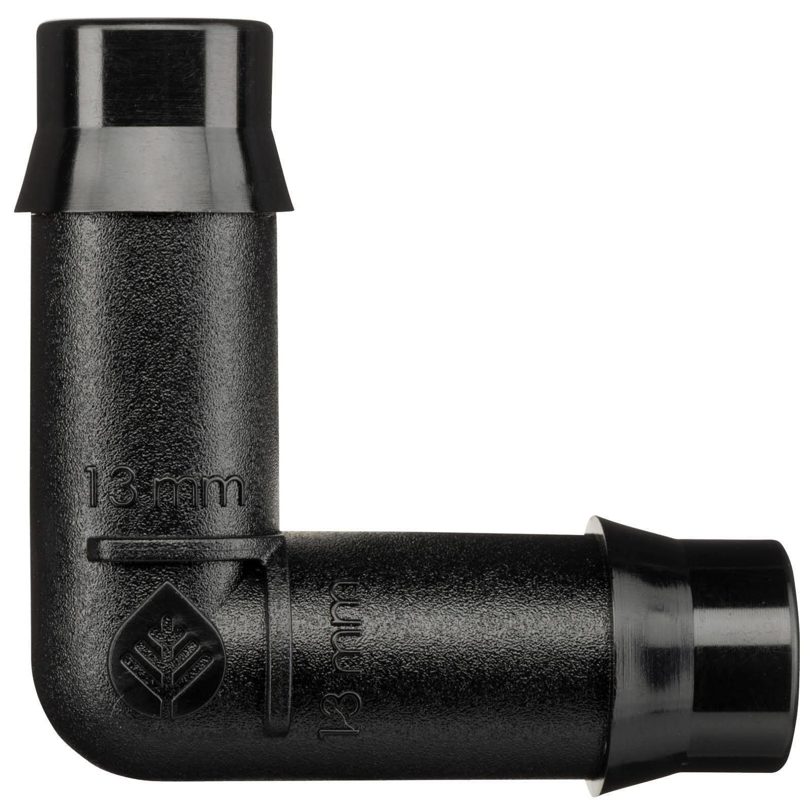 Pope 13mm Poly Barbed Elbow - Black Right-Angle Irrigation Fitting, 1000kPa