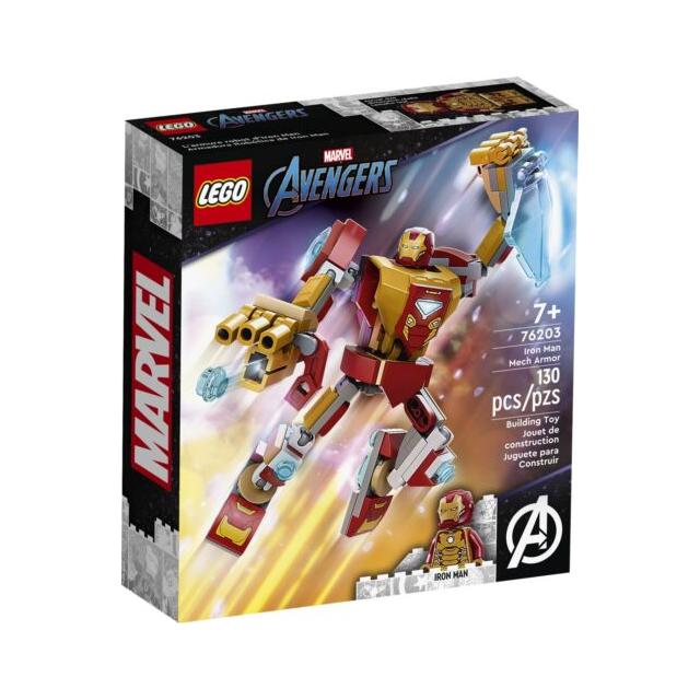 LEGO 76203 - Iron Man Mech Armor, Marvel Super Heroes Avengers - SuperSaverAU - view 1