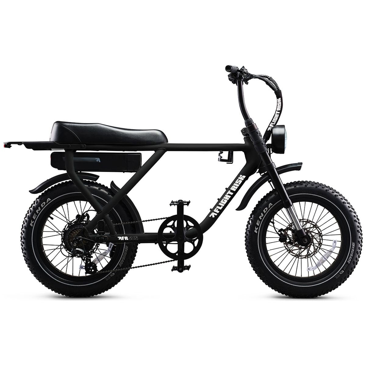 Flight Risk FR505 electric bike - 500W motor, 48V 20Ah Samsung battery, Black finish - FR-505BLACK