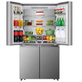 Hisense 609L French door fridge - stainless steel, inverter compressor, 3 star energy rating - HRCD610TS