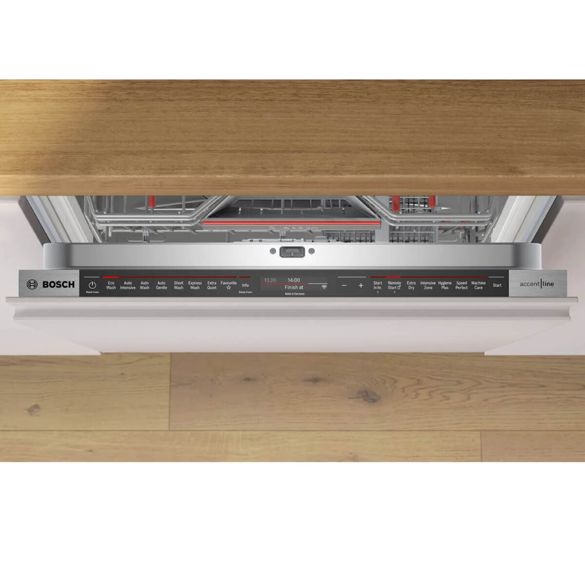 Bosch 60cm Series 8 Fully Integrated Dishwasher - 15 Place Settings, PerfectDry, Home Connect - SMT8ZC801A