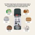 White Knight Squirts Brunswick Green Gloss Spray Paint 310g - Solvent-Based, UV Resistant