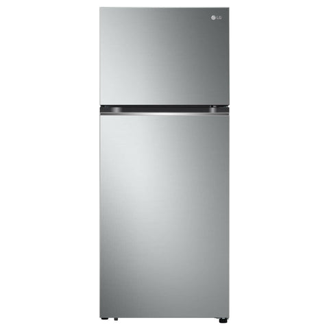 LG 375L Top Mount Fridge - Stainless Steel, SurroundCooling, Door Cooling+, Movable Ice Maker - GT-5S
