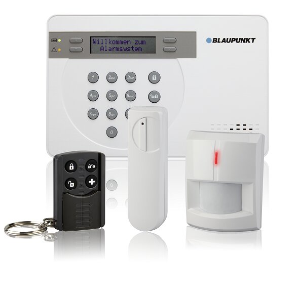 Blaupunkt Home Smart Alarm Kit Bundle - Smartphone Control, DIY Install, White Finish - SA2700KIT