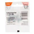 Taskmaster 6 x 13mm Screw In Insert Nut Curved Surfaces 8 Pack