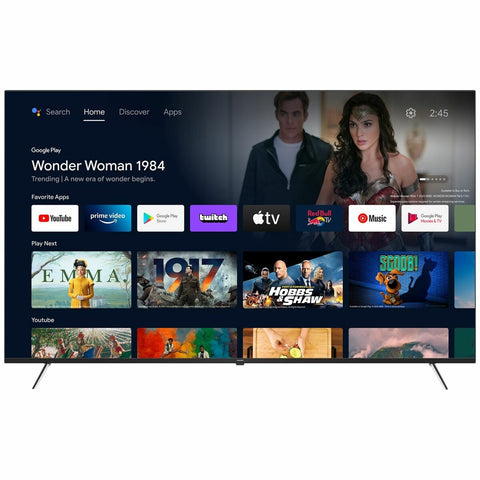 Blaupunkt 65 Inch UHD 4K Android TV - HDR, Chromecast, Voice Control, Wi-Fi and Bluetooth - BP650USG9700